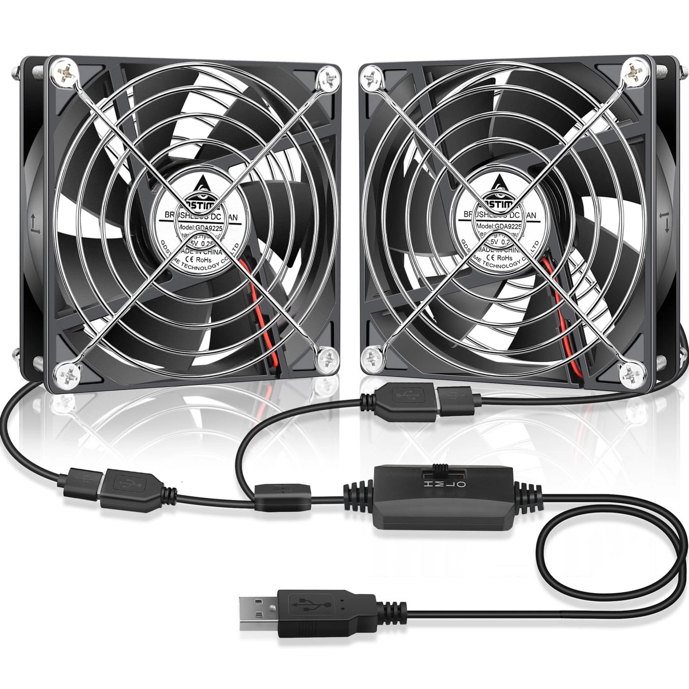 GDSTIME Brushless DC Cooling Fan - 92mm