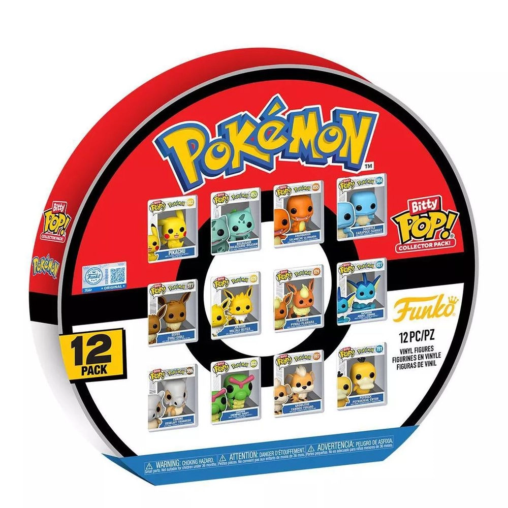 FUNKO TOYS Bitty Pop! Games Pokemon - 12Pc Vinyl Multipack