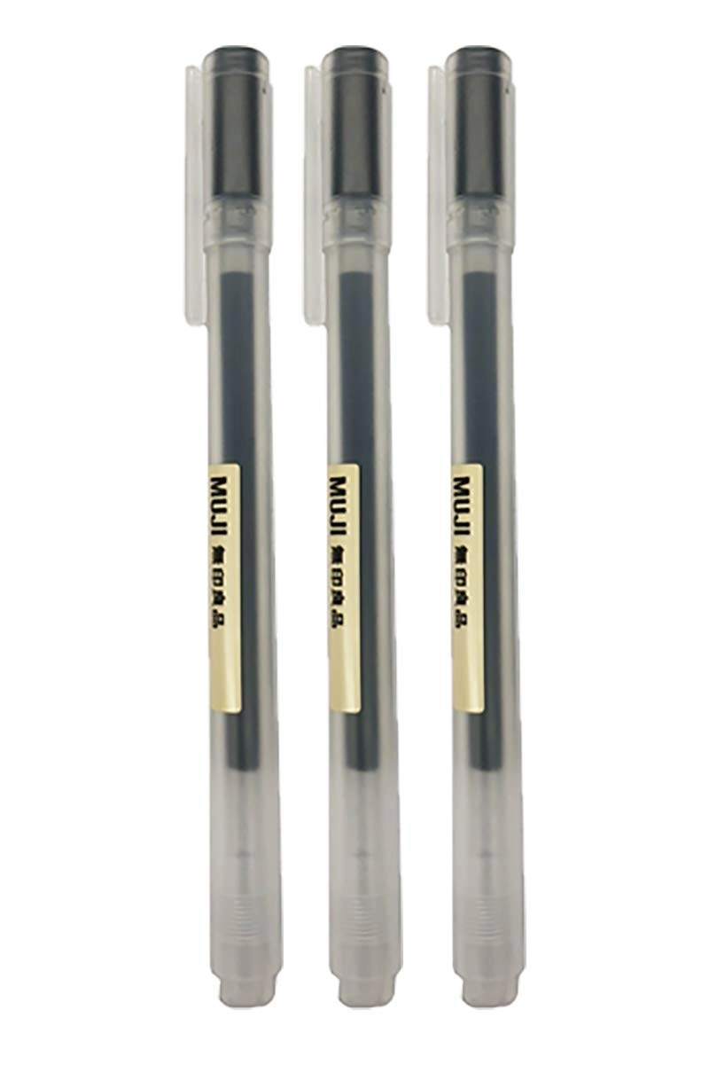 MUJI Gel Ink Ball Point Pen - 3 piece(s) 0.5mm
