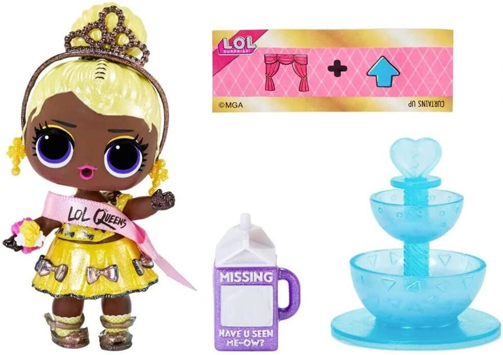 Queens Doll In Sidekick - Assorted