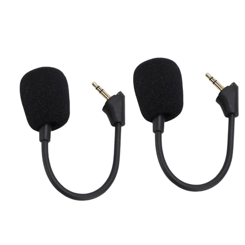 Detachable Noise Canceling Microphone 3.5mm-Mini-Jack Microphone 2 spare microphones