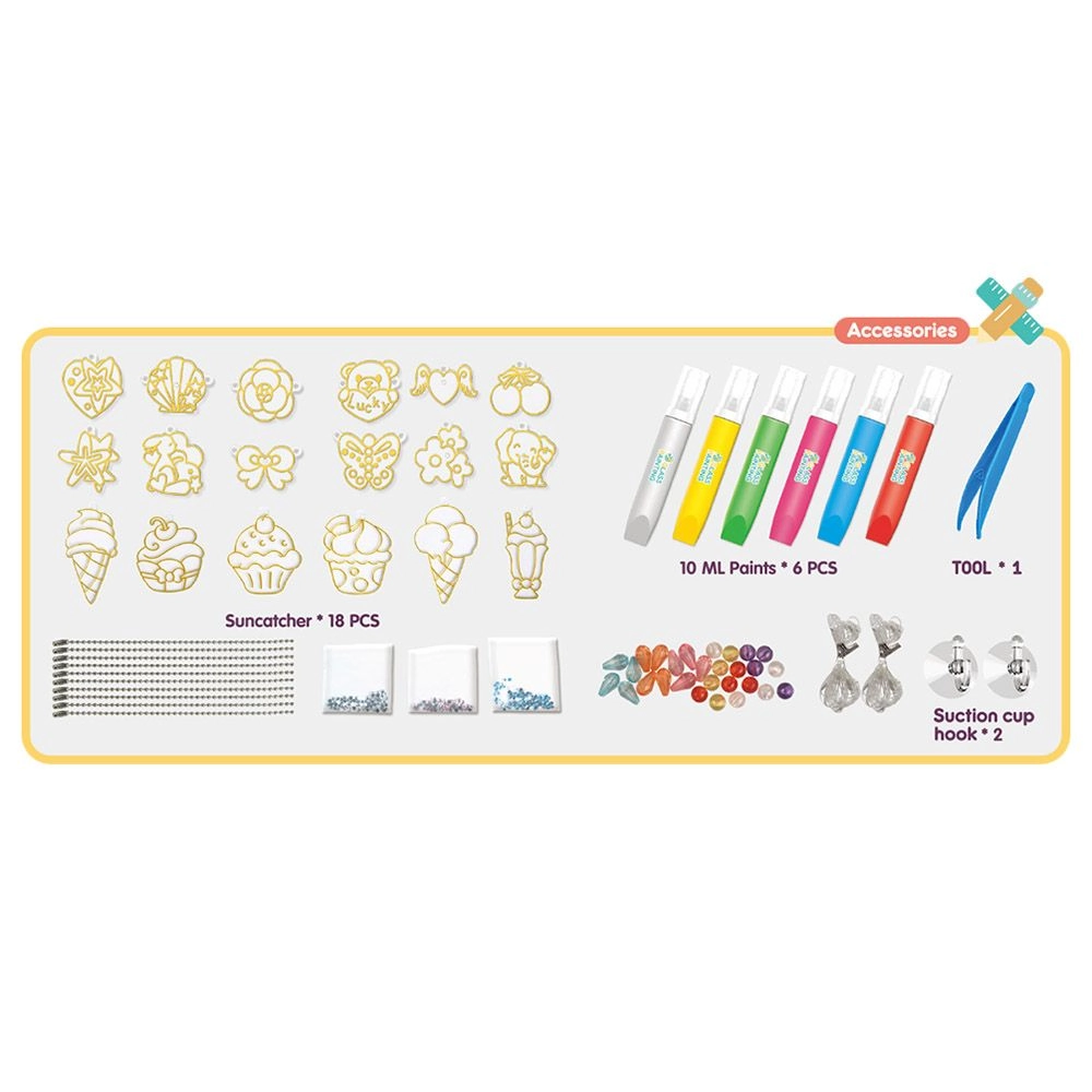 Crystal Pendant Making & Coloring Set - XL Dessert