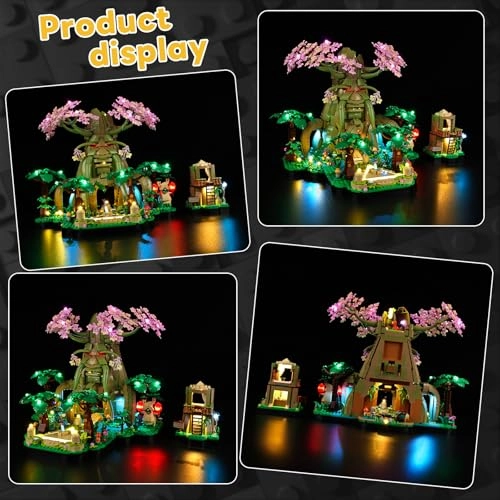 LED Lighting Set for Lego 77092 Great Deku Tree 2-in-1 - Continuous Light Kit Decorative Lighting for Collectors