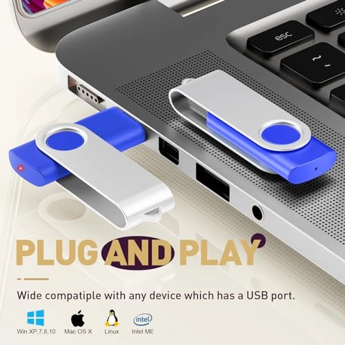 Swivel Flash Drive - USB 2.0 128MB Pack