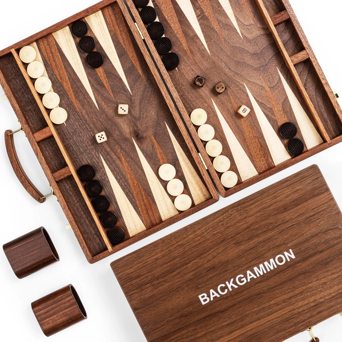 Backgammon - Sapele Wood Portable