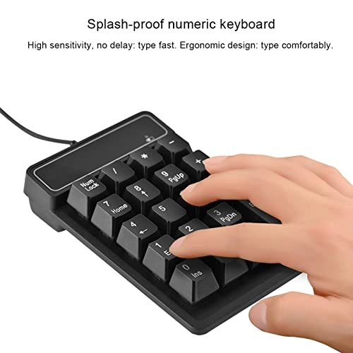 3diyfbusn1 - USB Wired Black Numeric Keypad