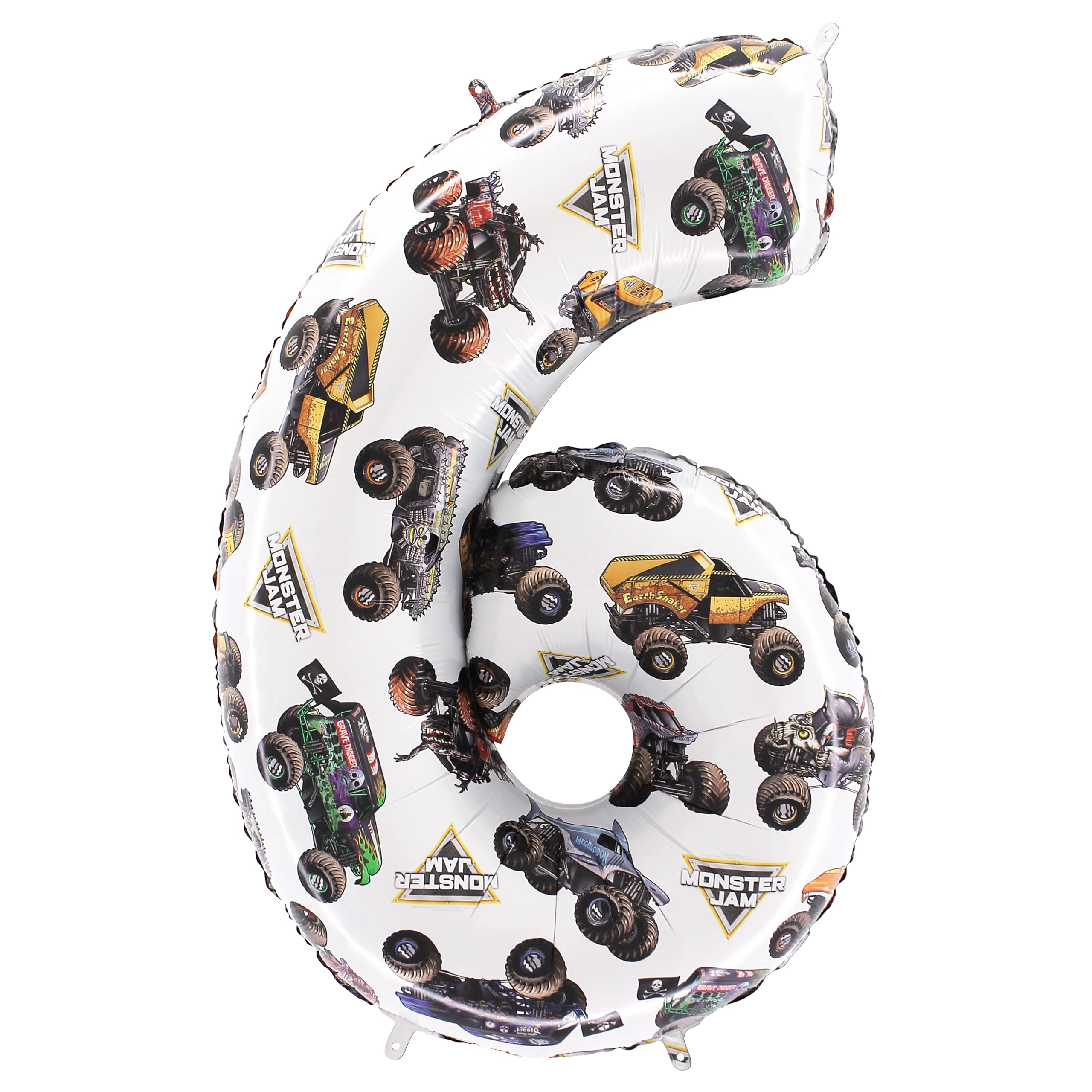Toyland Monster Jam Number 6 - 1.0 Count Birthday