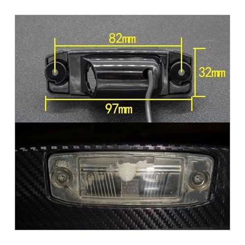 Reverse car rear view camera - Night vision Wired 720 x 540 pixels