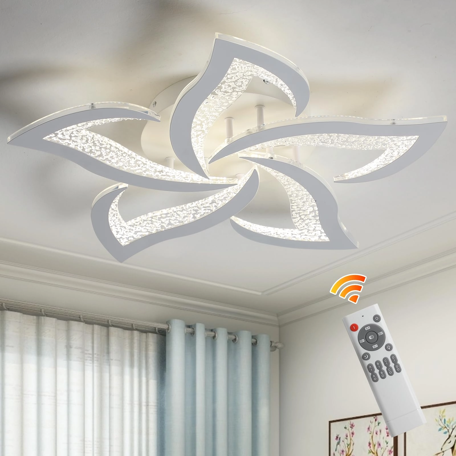 Modern Ceiling Light - 3000K-6500K Dimmable