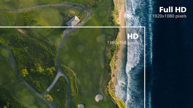 Дисплей 16:9 Full HD для четкого и детального изображения