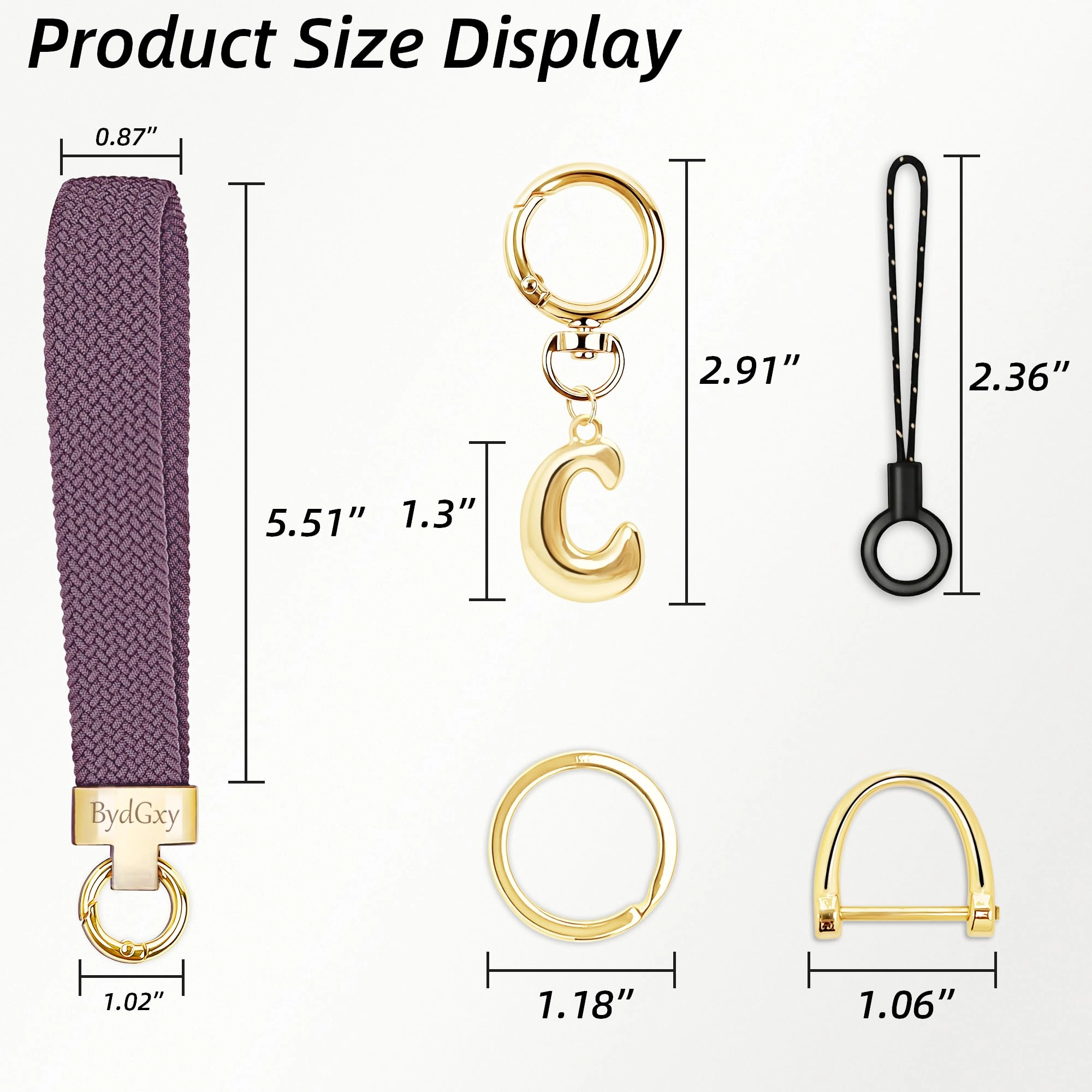 Initial Keychain - Letter