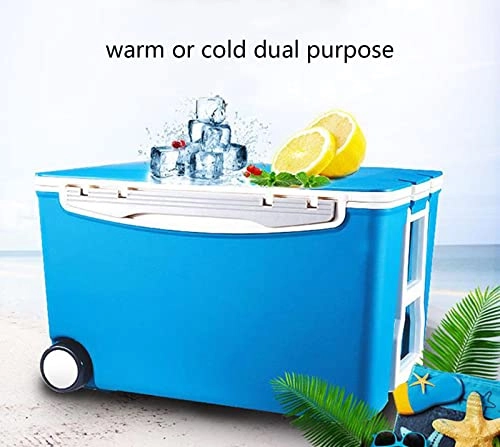 Portable Wheeled Cooler - 40 Quart 40L