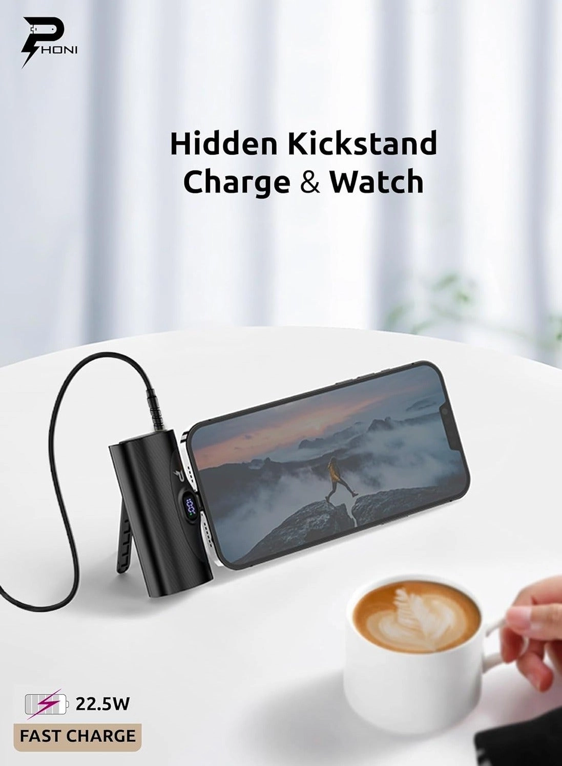 4-in-1 Power Bank Station - 5000mAh 30 Watt 4