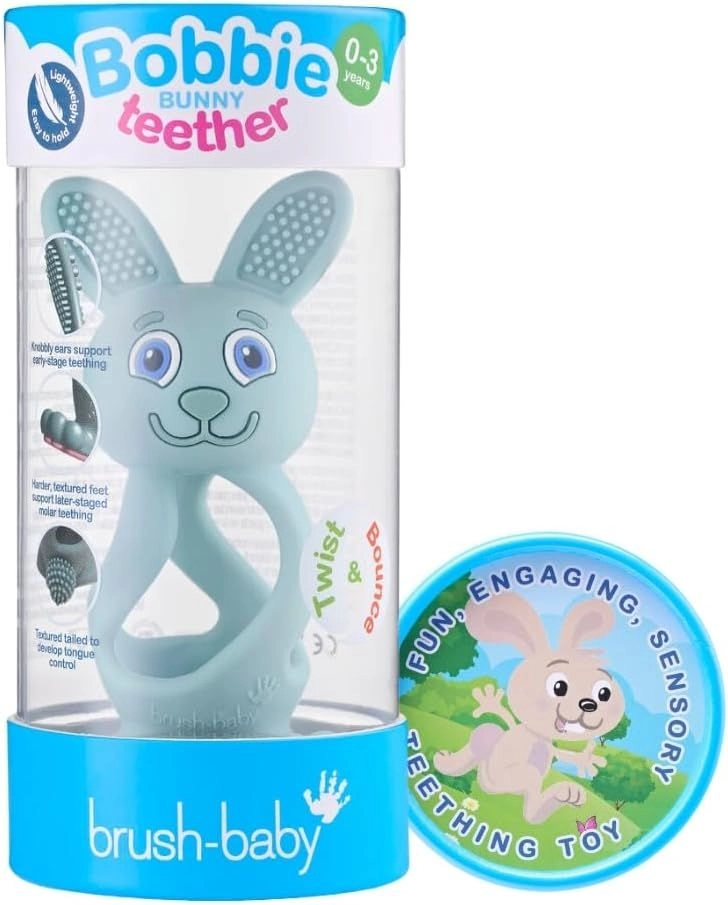 Bobbie Bunny Teether - food-grade silicone