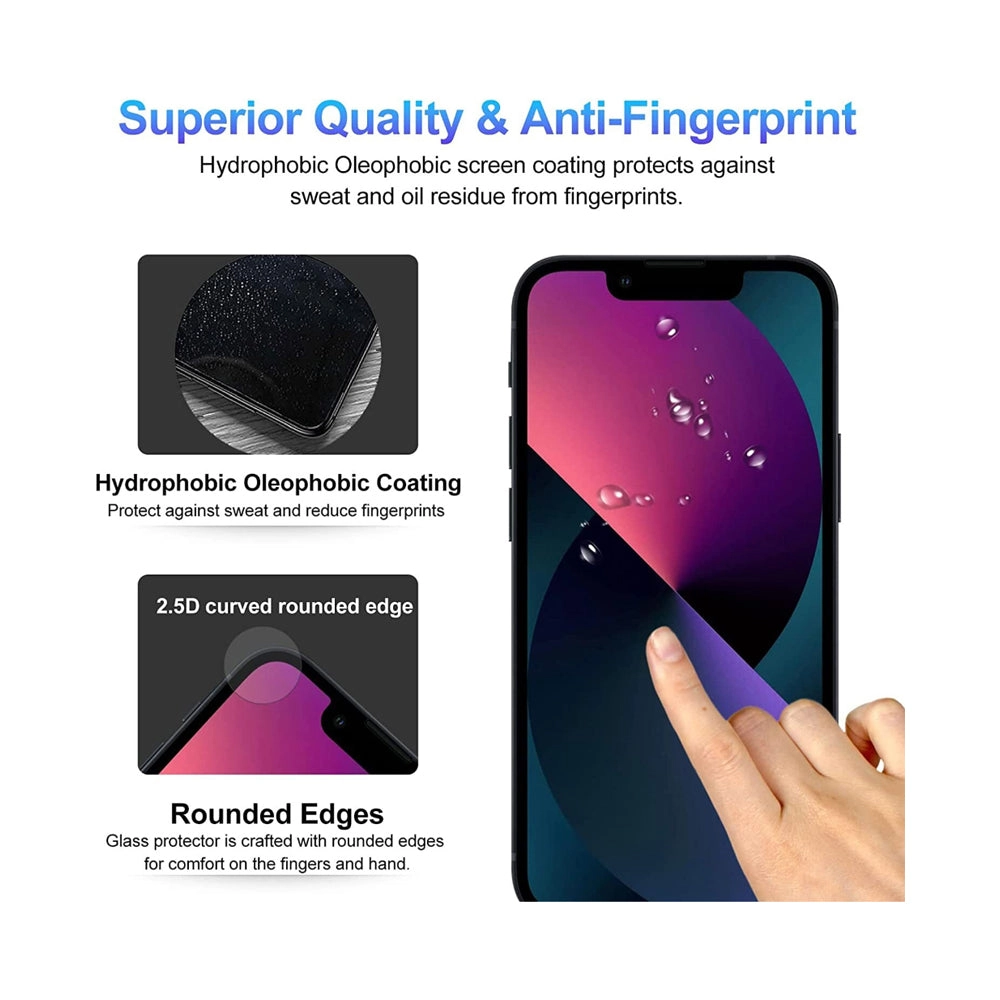 Clear Tempered Glass Screen Protector for iPhone 14