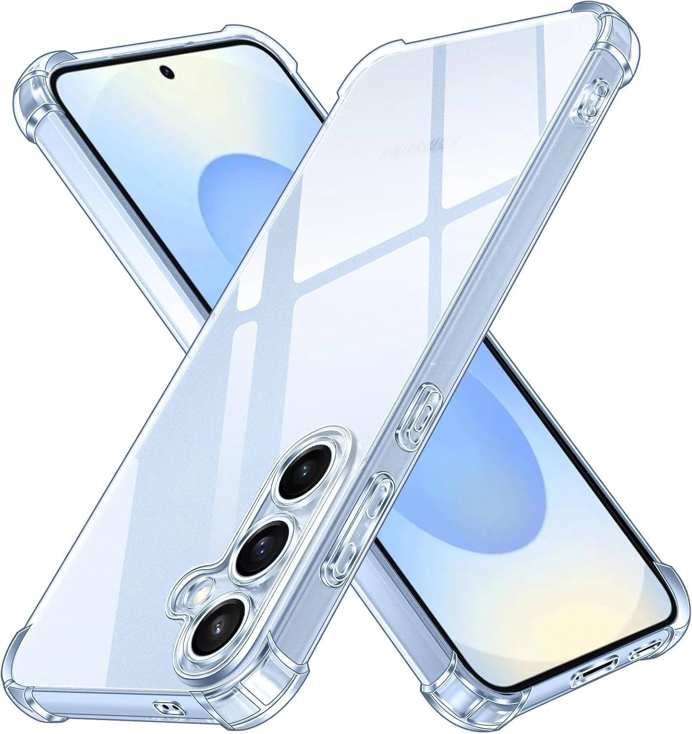 Muzz International Case Clear Back for Samsung Galaxy S25 5G 2025