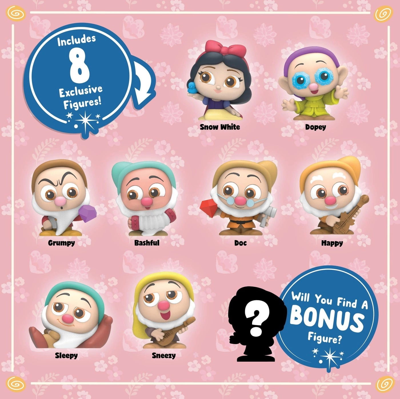 Disney Doorables Snow White Collection Peek - 8 pcs
