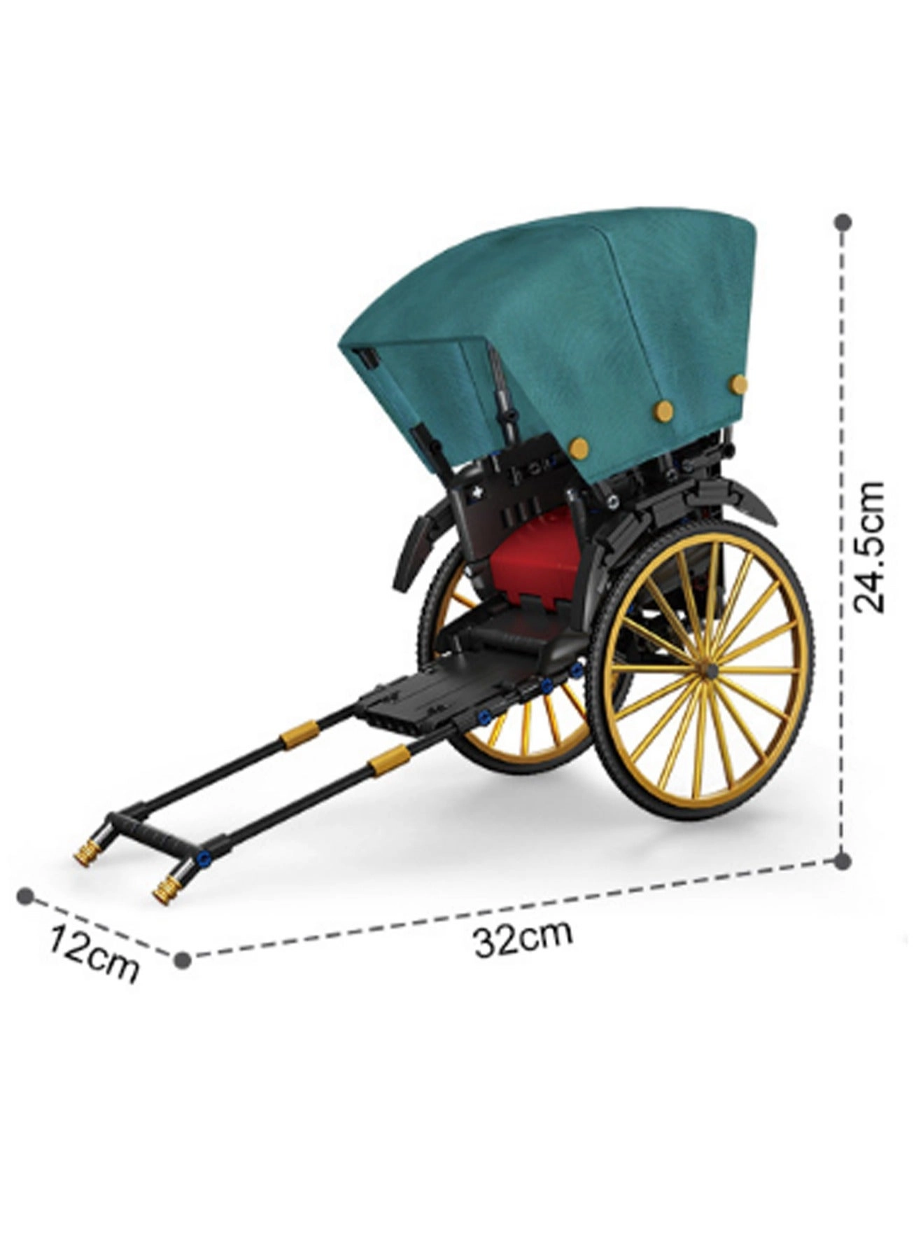 Rickshaw Model - 347pcs