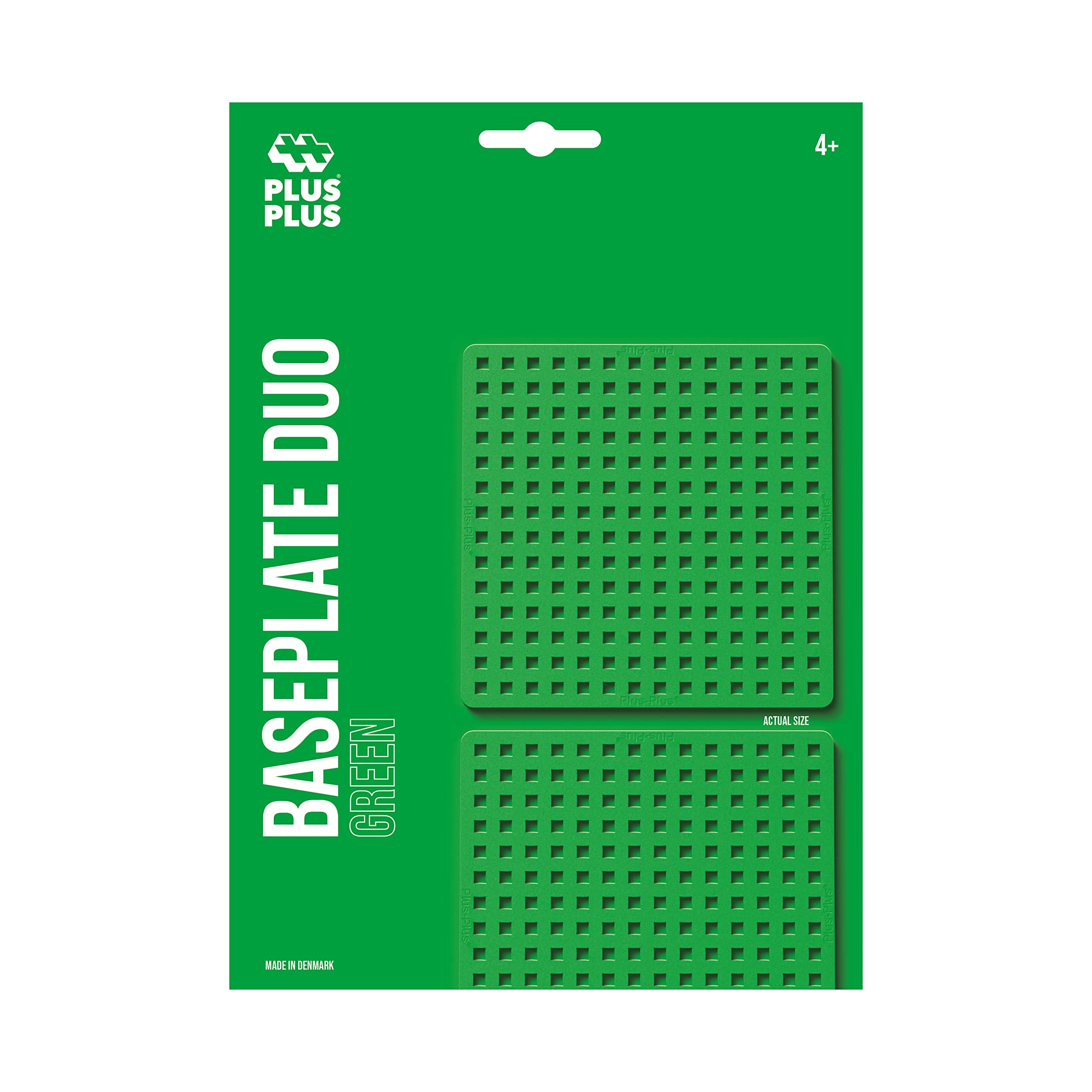 Green Baseplate Duo - Plastic Building Block 1