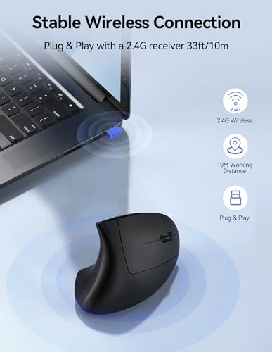Ergonomic Vertical Mouse - USB