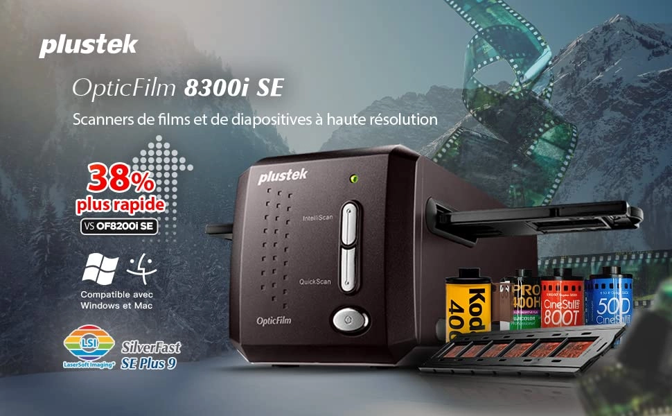 OpticFilm 8300i SE - USB + SilverFast SE Plus 9 + QuickScan Plus