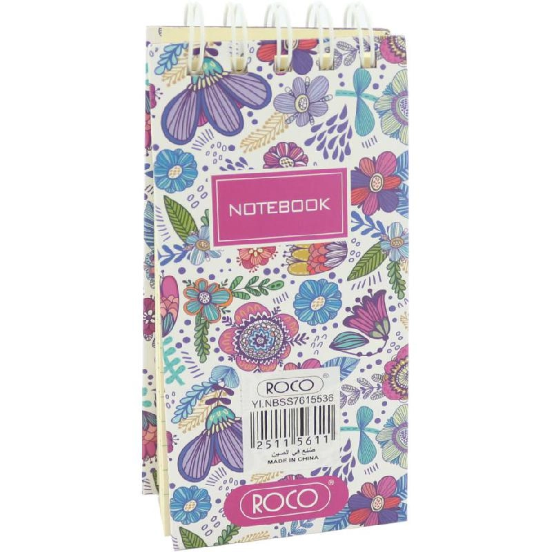 Memo Notebook A7 Spiral - Lined 60 Sheets