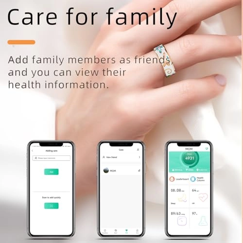 HR01 - Smart Ring Fitness Tracker Heart Rate Monitor