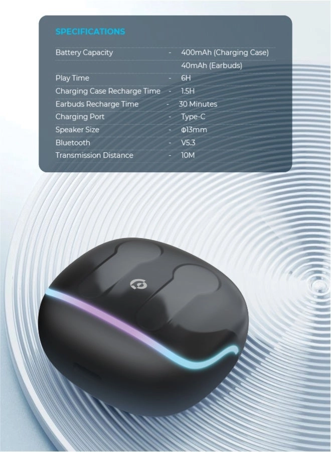 Quad Mic ENC TWS Earphone - Wireless Earbud