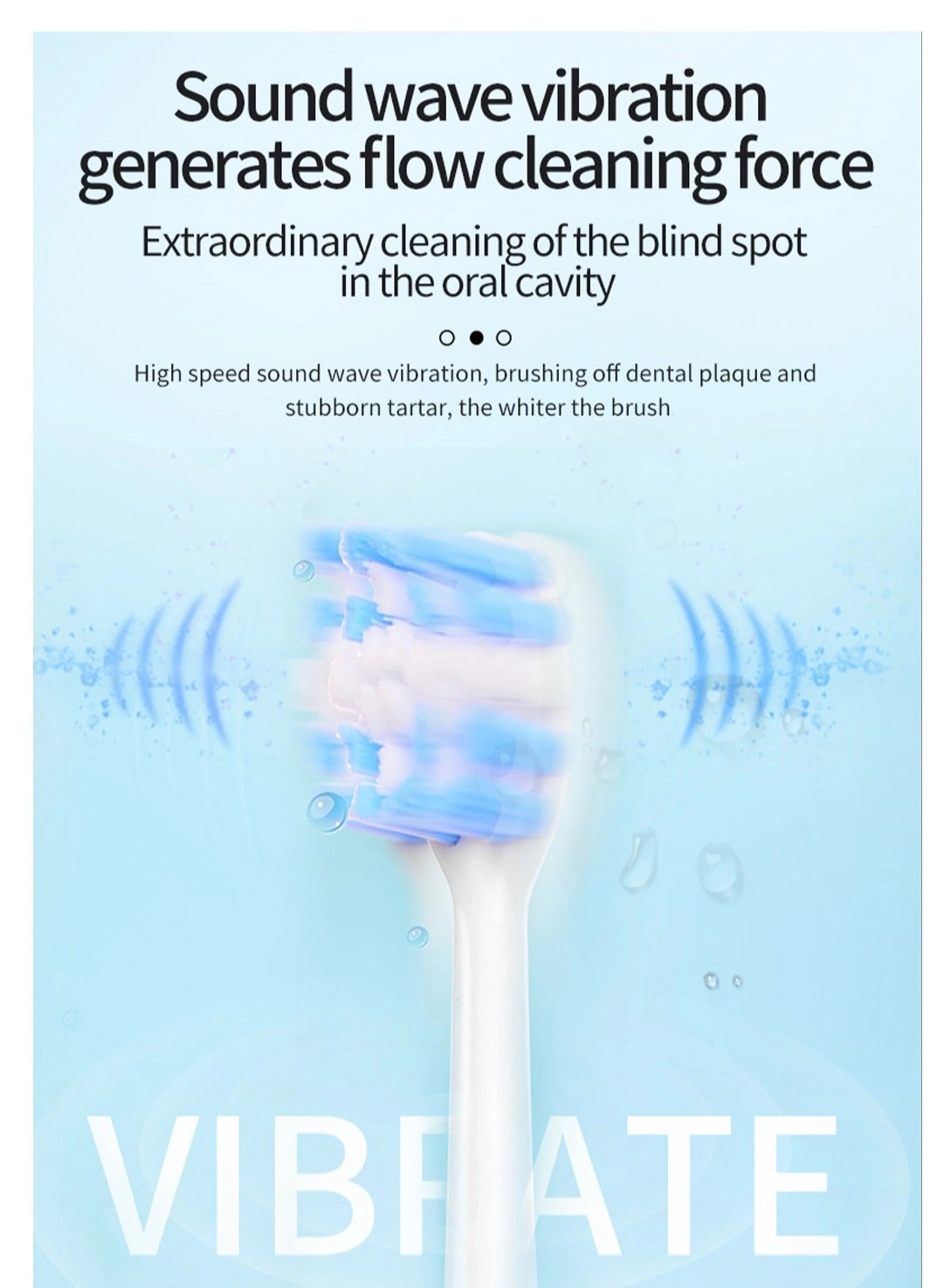 X-3 PLUS - 8 Brush Heads Rechargeable IPX7 Waterproof