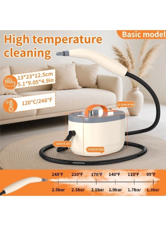 Portable Professional Steam High Pressure Cleaner - Handheld 247cm power cord