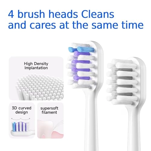 X1 - Sonic Electric Toothbrush 4 Brush Heads