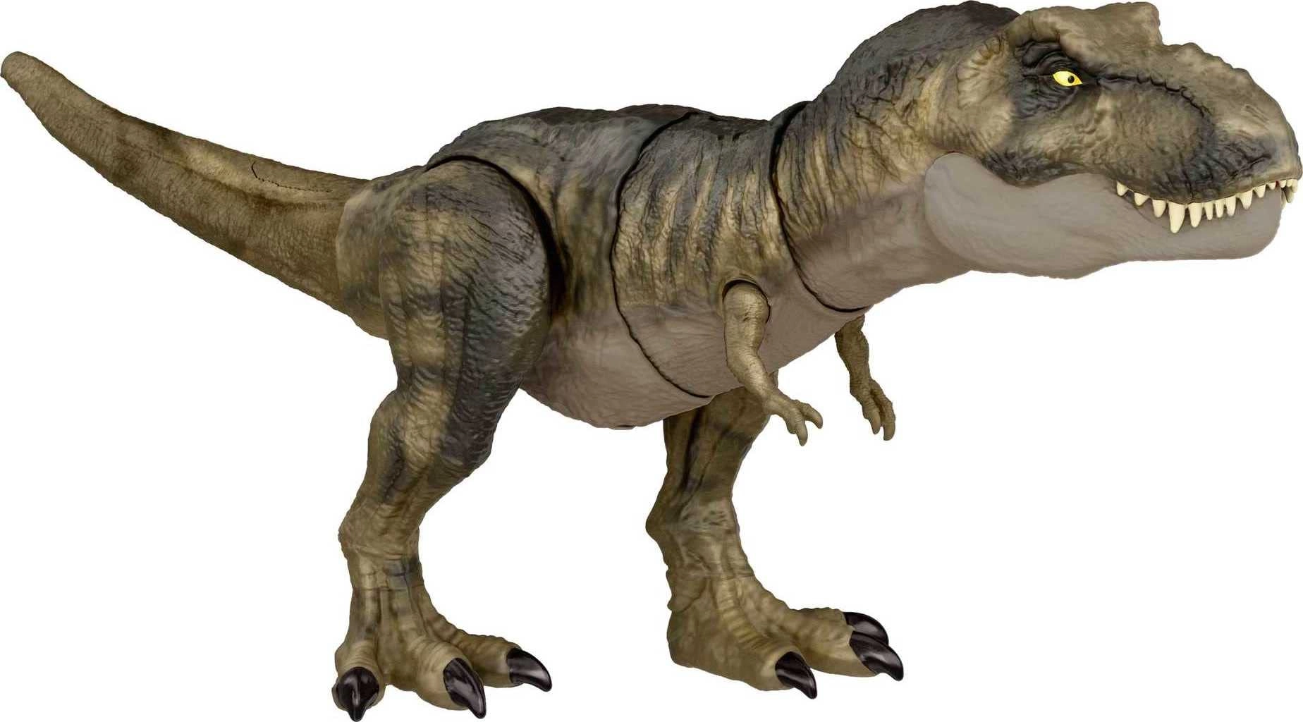 Mattel Thrash 'N Devour Tyrannosaurus Rex - Jurassic World Dominion - Action Figure with Sound & Motion