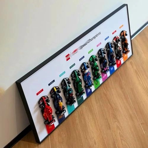 Le*go Speed Champions F1 Display Wall Mount