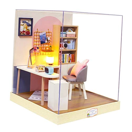 DIY Miniature Dollhouse Kit - Wooden 2.6x2.6x4.5cm