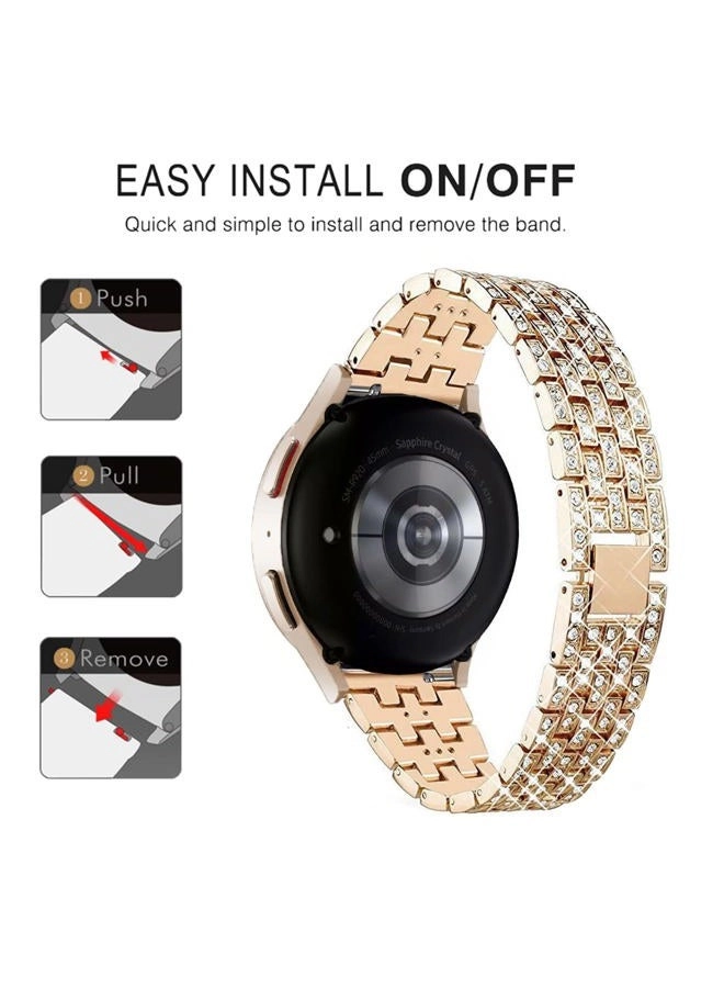 20mm Slim Bling Watch Band for Samsung Galaxy Watch 5/4 - 44mm