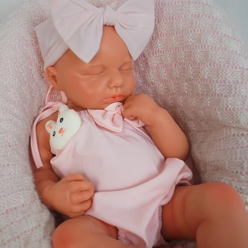 KUICEO Reborn Baby Doll - 18.5 Inches Silicone Girl