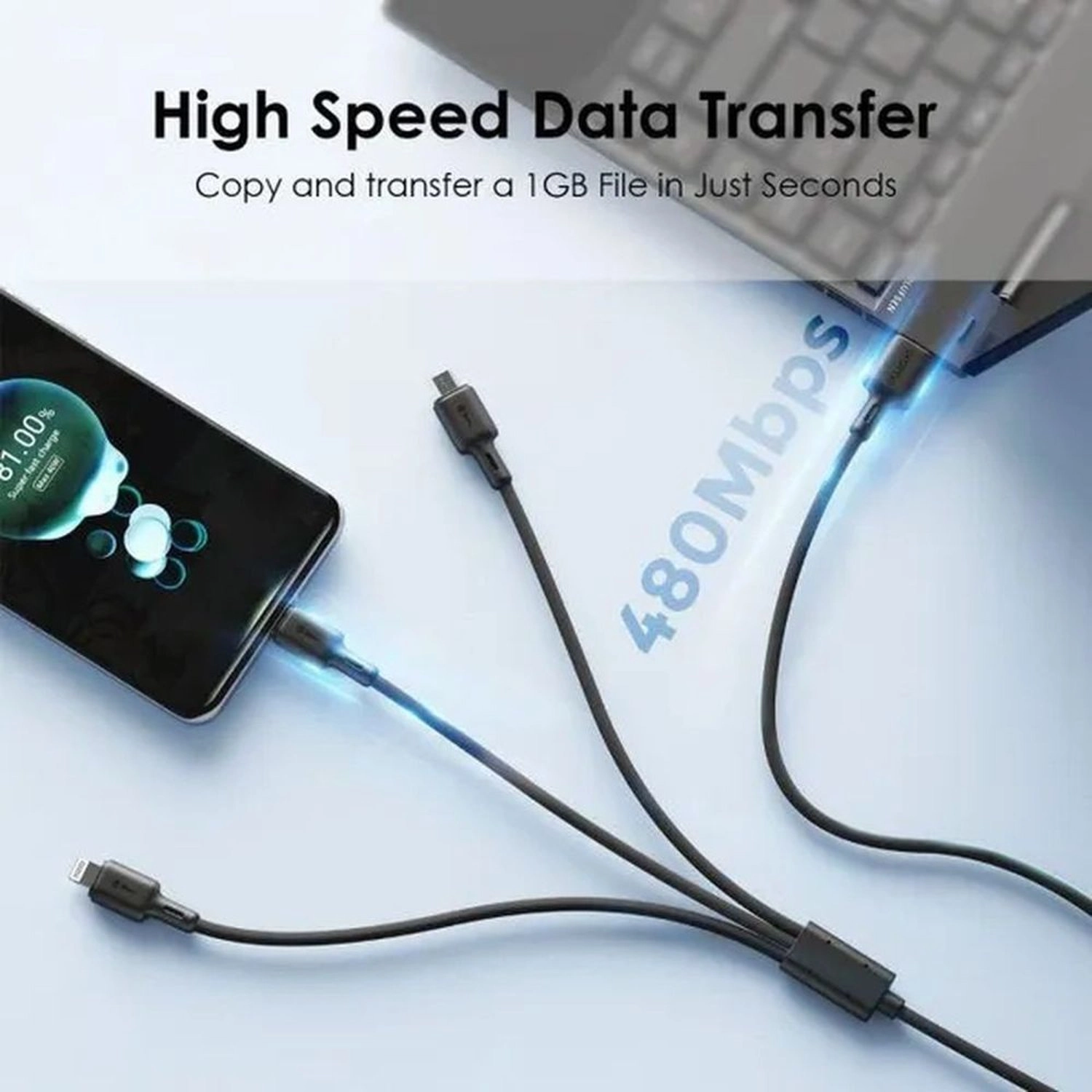 Duraline 3 Cable Type-C to Micro-USB 1.2m