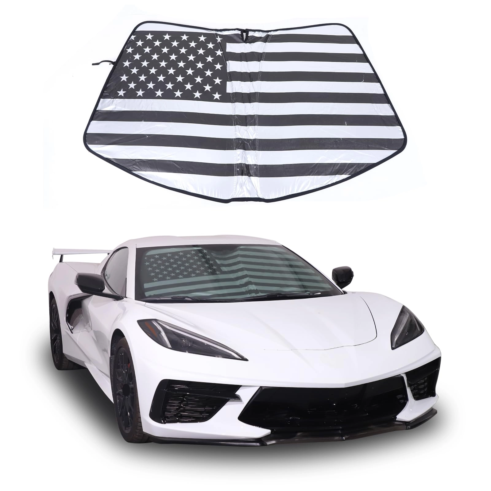 CHEAYAR Windshield Sun Shade - Chevrolet Corvette C8 2020|2021|2022|2023|2024|2025
