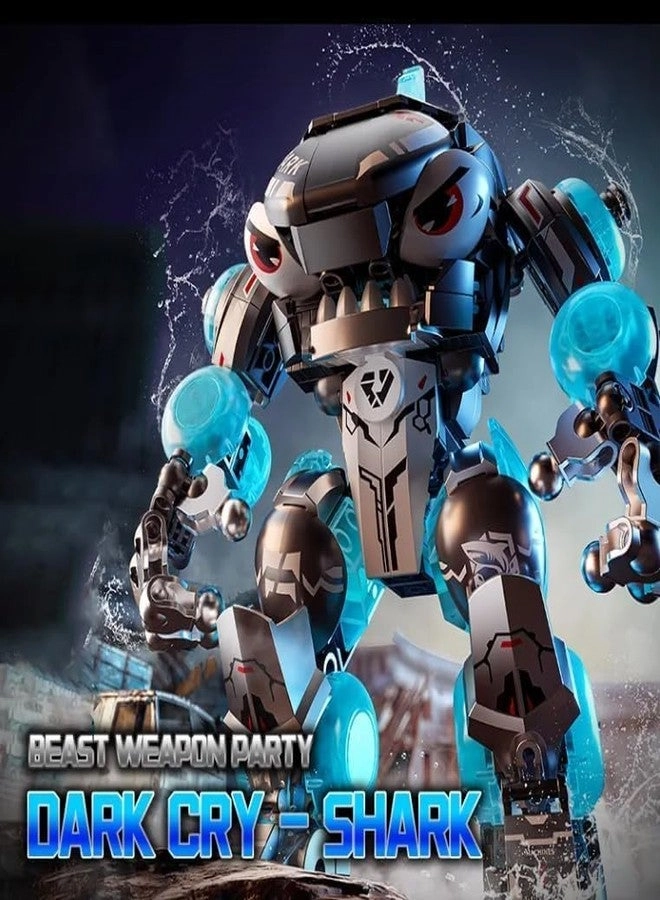 Shark Deformation Building Blocks - 688 pcs Gift Set