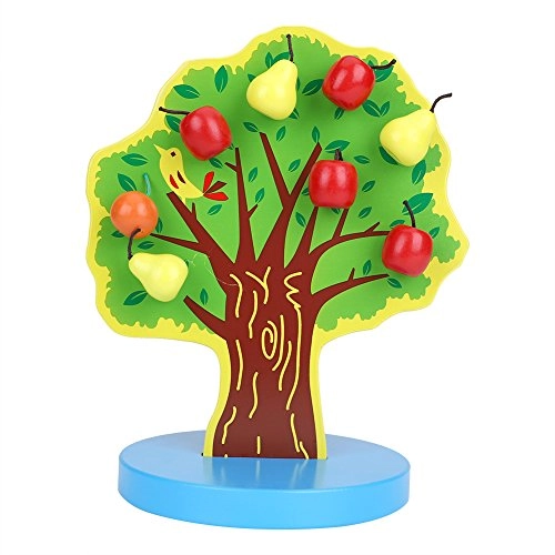 Wooden Magnetic Fruit Apple Tree - 16 pieces