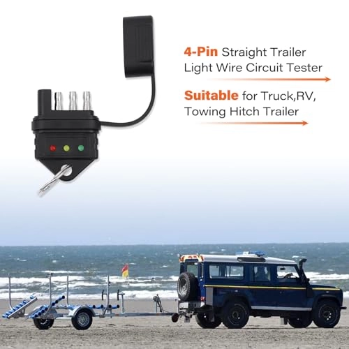 4 Way Flat Trailer Circuit Tester