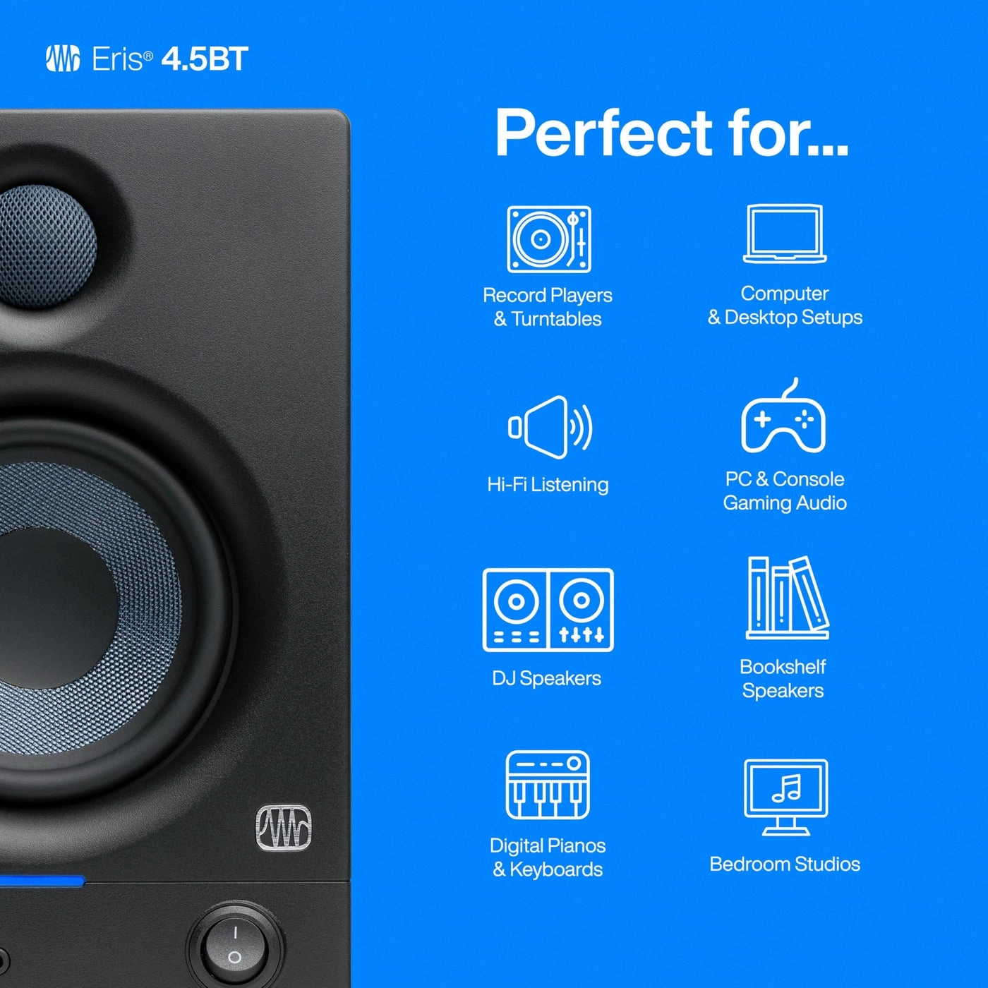 Eris E4.5 BT - Stereo 50 Watts