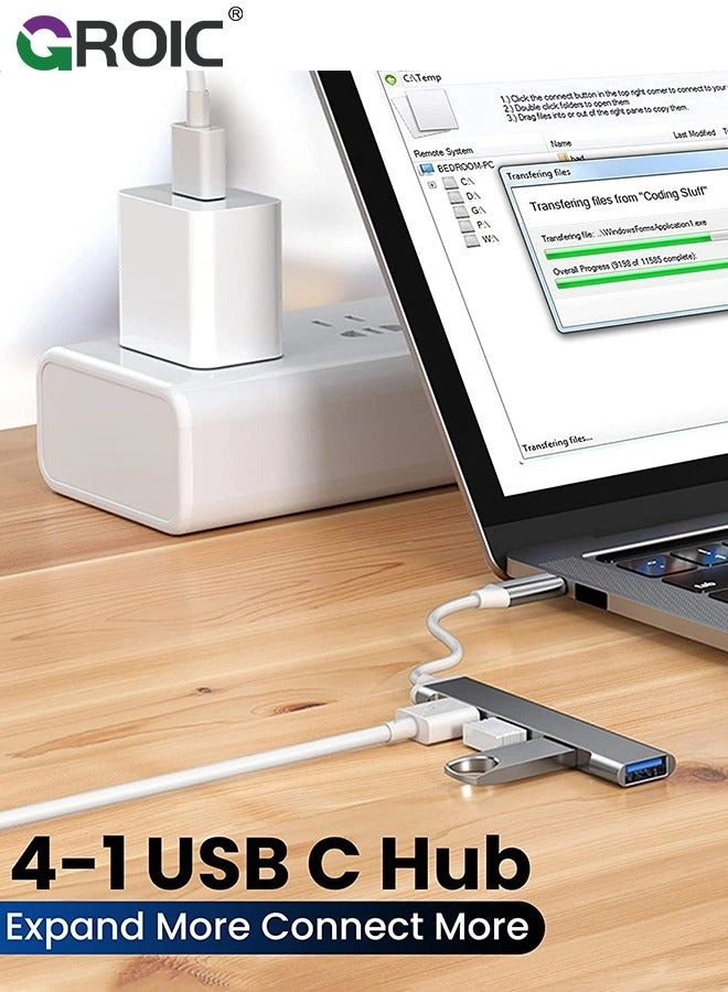 USB Hub - 4-Port 1xUSB3.0 3xUSB2.0
