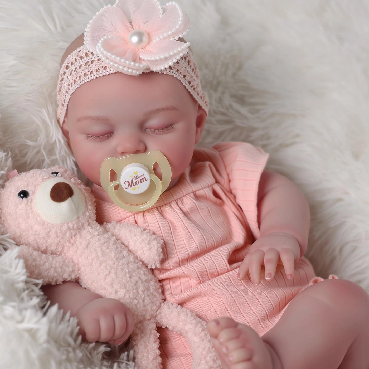 Reborn Baby Doll - 20 Inch Vinyl Newborn Girl Ages 3+ Gift Box