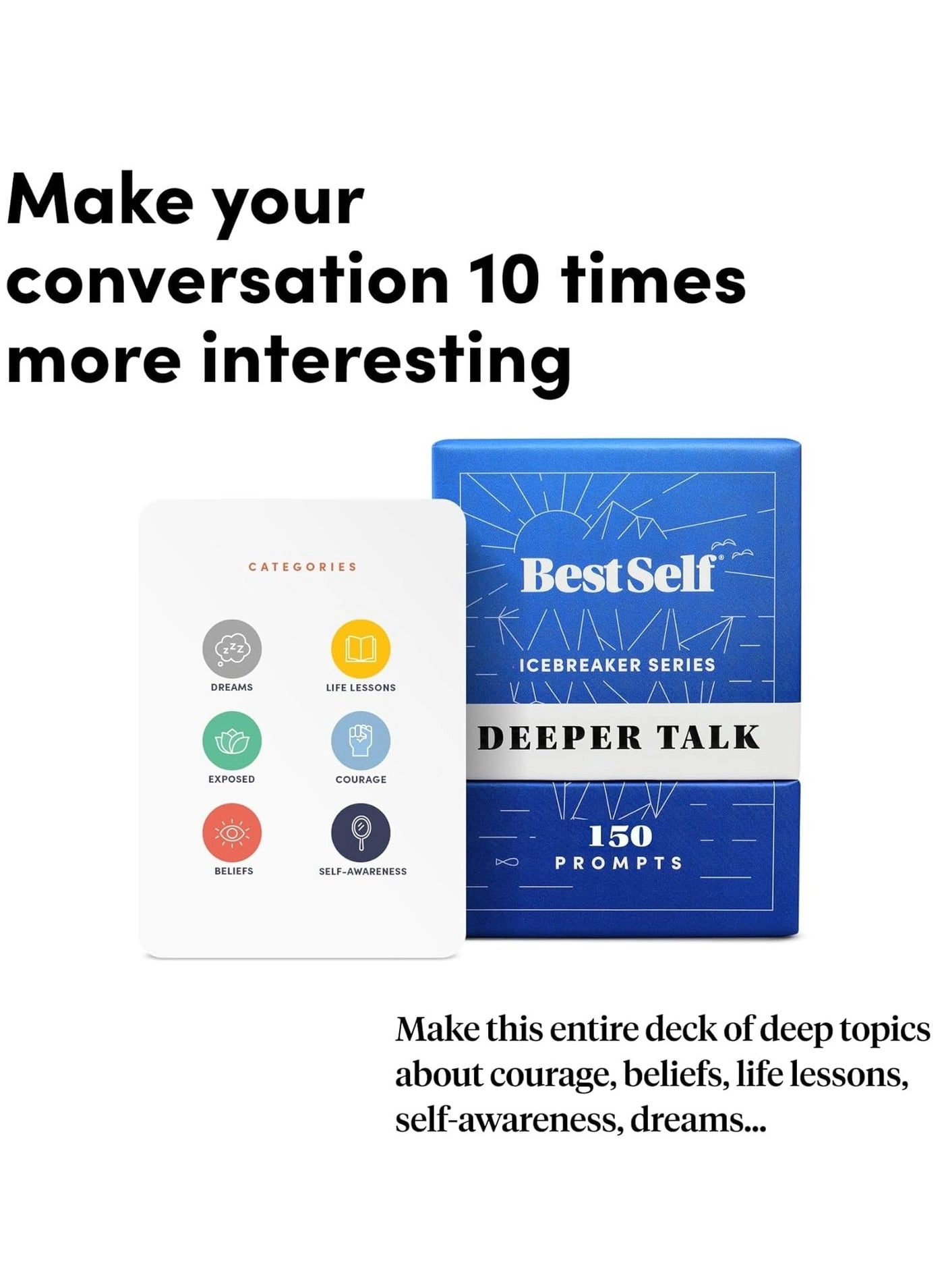 Conversation Starter Icebreaker - 150 Prompts