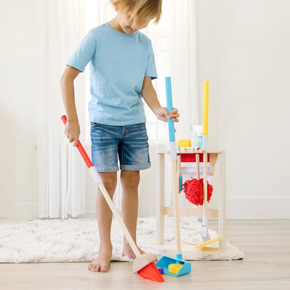 Deluxe Sparkle & Shine Cleaning Playset - 11 pcs (EM-MD30606)