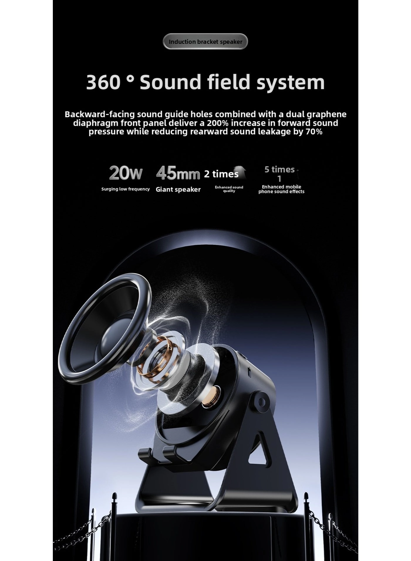 Magnetic Levitation Astronaut Y-558 Bluetooth Speaker