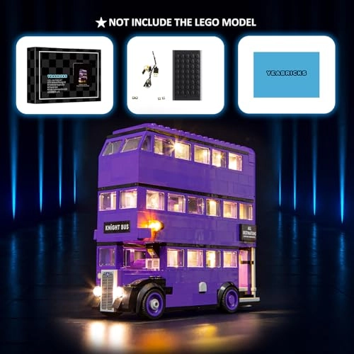 LED Light for LEGO-76446 Harry Potter Magicobus Adventure Building Blocks Model - Multicolor Plastic