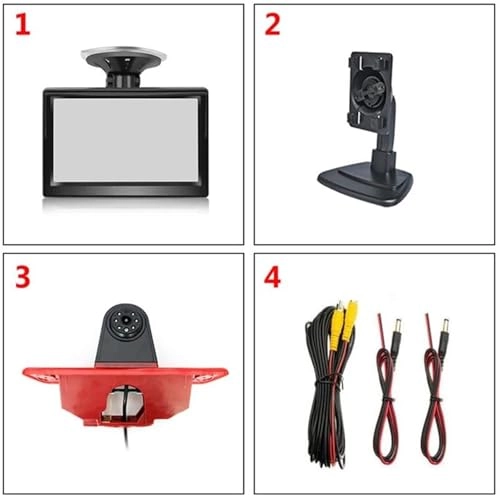 Rear View Camera Fisheye - Night vision Wired 1080P