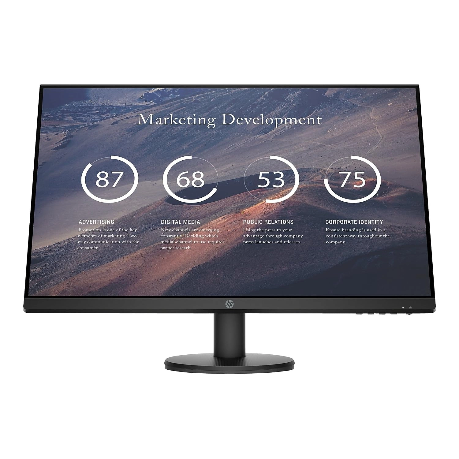 HP P27v G4 - 9TT20A6#ABA 27 inch 1920 X 1080 pixels